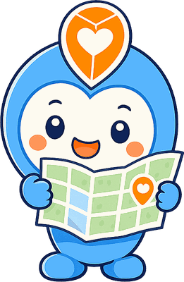 地図を読むおでまる