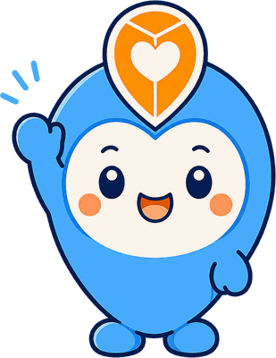 まっすぐ立つおでまる